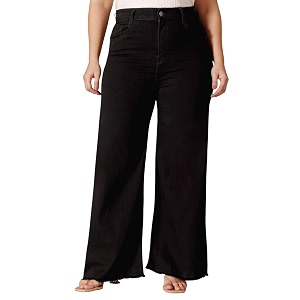 Miss Chase A Womens Wide-Leg Mid Rise