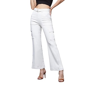 Miss Chase Womens Wide Leg High Rise