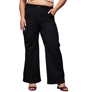 Miss Chase A Womens Wide-Leg High Rise