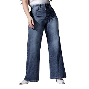 miss chase a women39s wide leg high rise regular length stretchable denim jeans