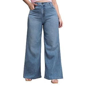 Miss Chase A Womens Wide-Leg High Rise