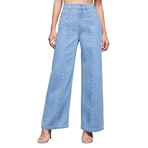 miss chase women39s wide-leg high-rise regular-length stretchable shaping denim jeans