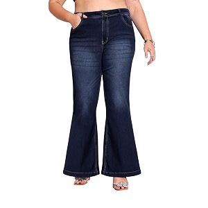 Miss Chase A Womens Wide-Leg Mid Rise