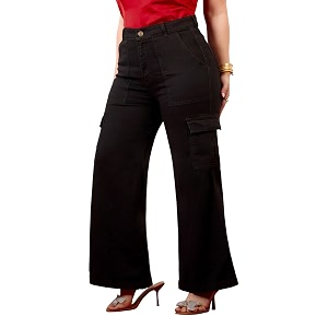 miss chase a women39s wide leg high rise regular length stretchable denim jeans