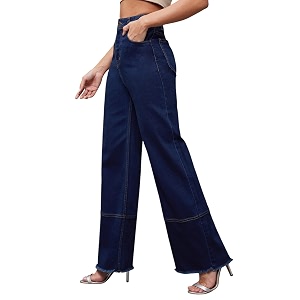 Miss Chase Womens Wide Leg High Rise