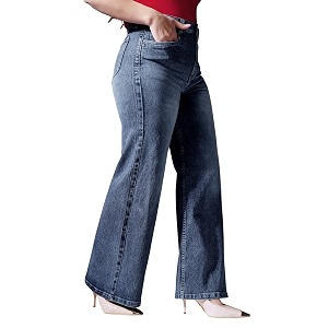 Miss Chase A Womens Wide-Leg High Rise