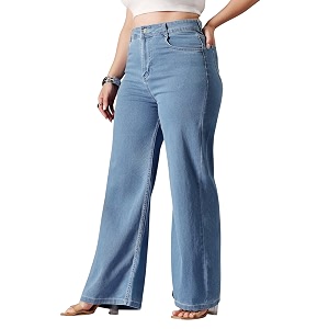 Miss Chase A Womens Wide-Leg Mid Rise