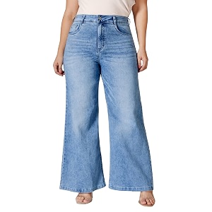 Miss Chase A Womens Wide-Leg High-Rise Regular-Length