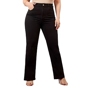 Miss Chase A Womens Wide-Leg High Rise