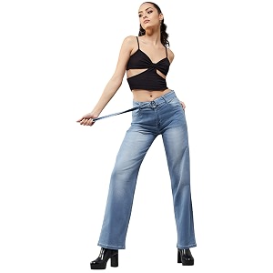 miss chase women39s wide-leg high-rise regular-length stretchable shaping denim jeans