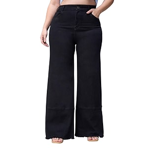 Miss Chase A Womens Wide-Leg High Rise