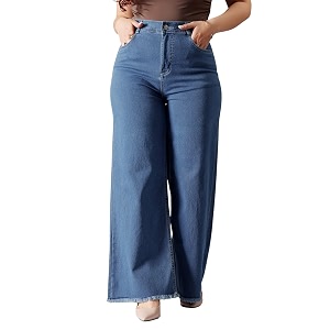 Miss Chase A Womens Wide-Leg High Rise