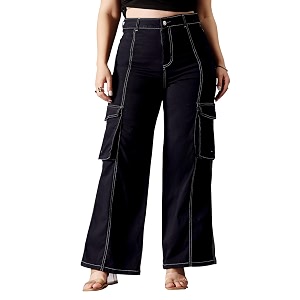 Miss Chase A Womens Wide-Leg High-Rise Regular-Length