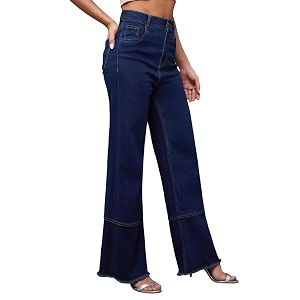 miss chase women39s wide-leg high-rise regular-length stretchable shaping denim jeans