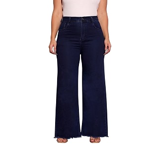 Miss Chase A Womens Wide-Leg High Rise