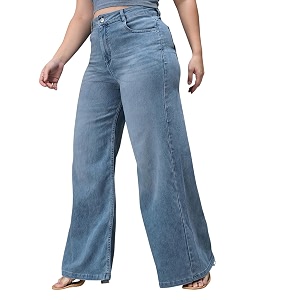 Miss Chase A Womens Wide-Leg Mid Rise