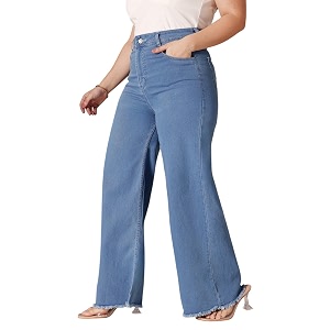 Miss Chase A Womens Wide-Leg High Rise