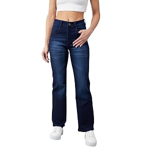 miss chase women39s wide-leg high-rise regular-length stretchable shaping denim jeans