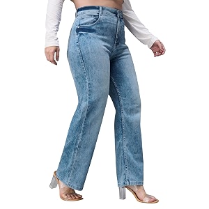 miss chase a women39s wide leg high rise regular length stretchable denim jeans