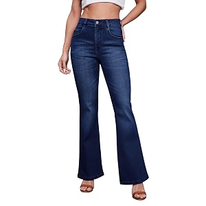 miss chase women39s wide-leg high-rise regular-length stretchable shaping denim jeans