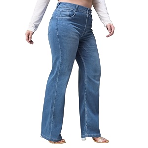 miss chase a women39s wide leg high rise regular length stretchable denim jeans