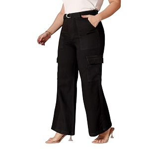 Miss Chase A Womens Wide-Leg High Rise