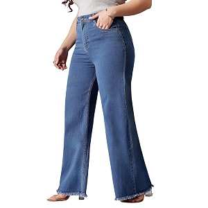 Miss Chase A Womens Wide-Leg High Rise