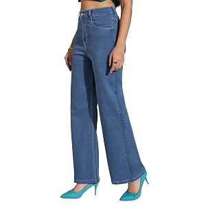 miss chase women39s wide-leg high-rise regular-length stretchable shaping denim jeans