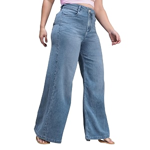 Miss Chase A Womens Wide-Leg High Rise