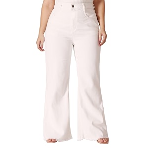 Miss Chase A Womens Wide-Leg High-Rise Regular-Length