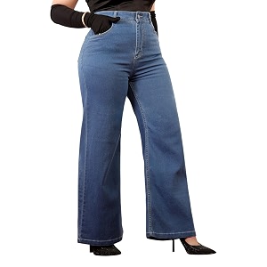Miss Chase A Womens Wide-Leg High-Rise Regular-Length