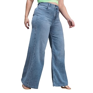 Miss Chase A Womens Wide-Leg High Rise