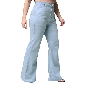 Miss Chase A Womens Wide-Leg High Rise