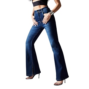 miss chase women39s wide-leg high-rise regular-length stretchable shaping denim jeans