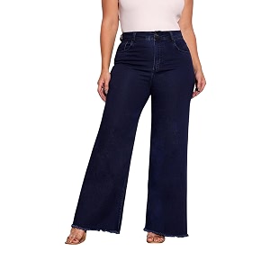 Miss Chase A Womens Wide-Leg High Rise