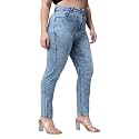 Miss Chase A+ Women's Wide-Leg High Rise Regular Length Stretchable Denim Jeans