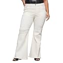 Miss Chase A+ Women's Wide Leg High Rise Regular Length Stretchable Denim Jeans