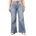 Miss Chase A Women39s Wide-Leg High-Rise Regular-Length