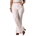 Miss Chase A+ Women's Wide Leg High Rise Regular Length Stretchable Denim Jeans