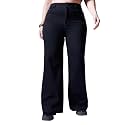 Miss Chase A Women39s Wide-Leg High-Rise Regular-Length