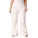 Miss Chase A+ Women's Wide-Leg High-Rise Regular-Length Stretchable Shaping Denim Jeans