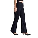 Miss Chase Women's Wide-Leg High-Rise Regular-Length Stretchable Shaping Denim Jeans