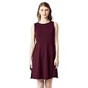 Miss Chase Women39s Wine Red Round Neck
