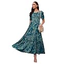 Miss Chase Women Pleated V Neck Full