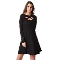 Miss Chase Womens Cotton Cut-Out Dress