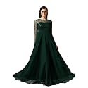Miss Chase Womens Long Sleeve Sequin Maxi