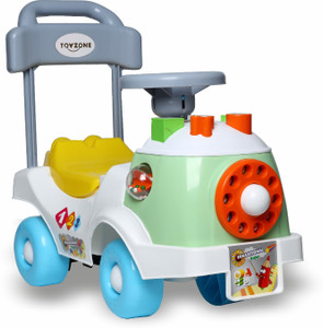 miss  chief educational rider  push ride with backrest  storage for toddlersages 3 rideons  wagons non battery operated ride on