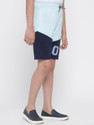Miss & Chief Short For Boys Casual Colorblock Polycotton (Light Blue, Pack of 1)