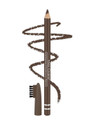 Miss Claire Waterproof Eyebrow Pencil - 02 Dark Brown (1.4g) (Dark Brown)