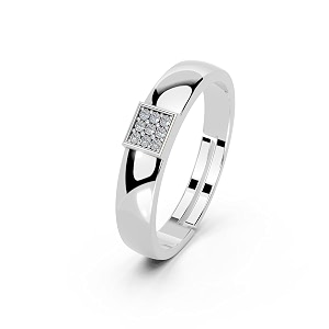 miss highness 925 silver band adjustable ring for men and boys  classic design  stylish silver jewellery  with authenticity certificate  gift for husband boyfriend  everyday wear ring